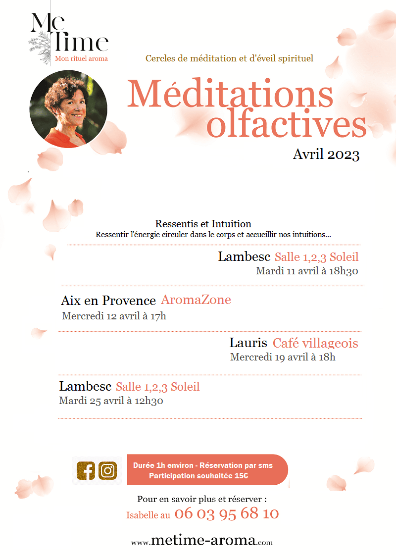 Méditations en Provence Avril 2023