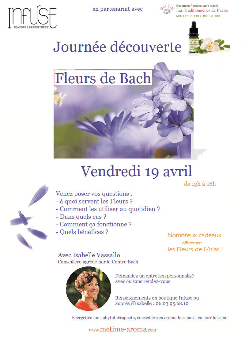 Journée découverte Fleurs de Bach chez Infuse Montpellier
