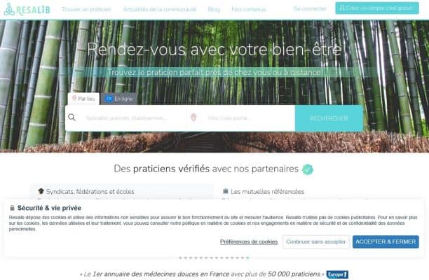 Réservation en ligne sur Resalib.fr