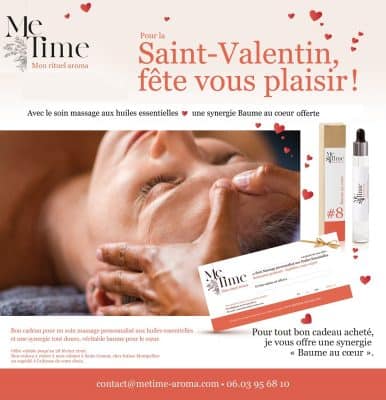 Saint-valentin, amour, cadeau, soins, massage, synergie, huiles essentielles, provence