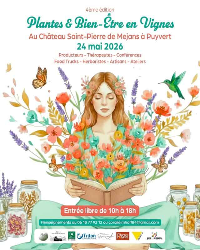 Salon Plantes et Bien Etre à Puyvert Luberon 24 mai 26